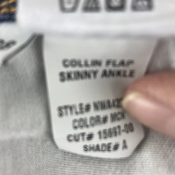 Hudson Womens Dark Wash slim Collin Skinny Ankle Jeans Sz28x25 (sku68) - Picture 4 of 16